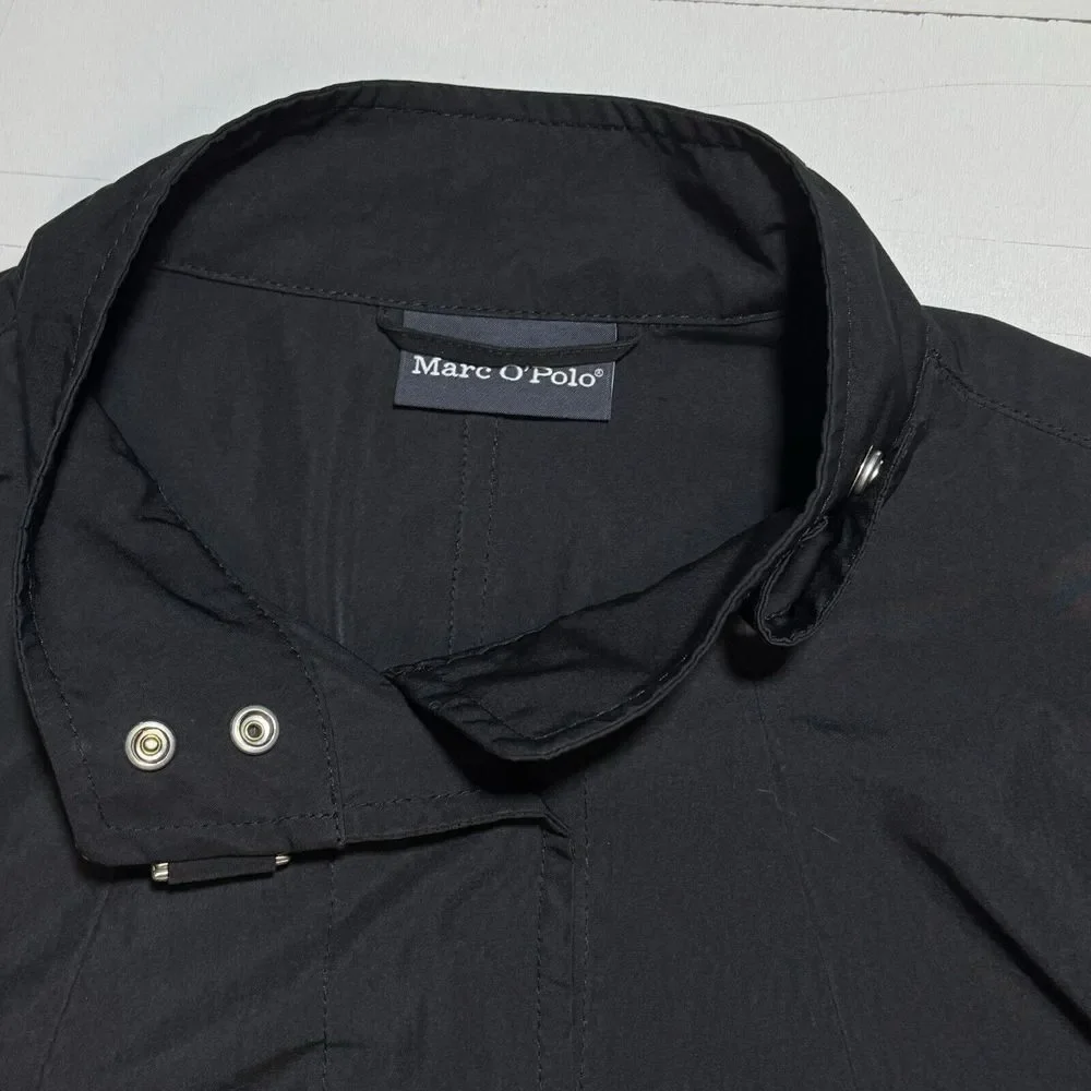 Marc O' Polo Women's L Thermal Insulated Jacket Coat Size 40‎ Black Zip